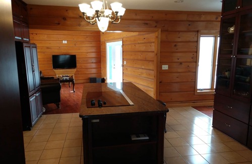 Hillman Cabin | Serenity Lodge, large luxury true log estate up north on 75 acres