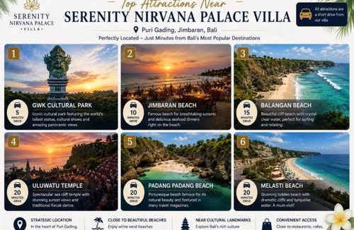 Bukit Hostel | Serenity Nirvana Palace Jimbaran - Near Uluwatu