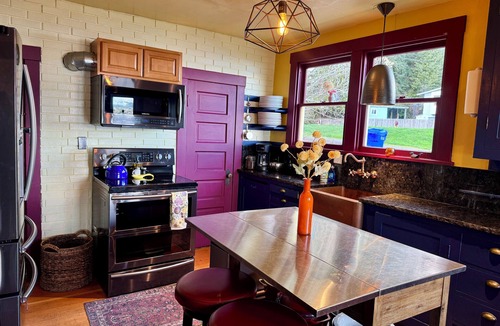Vashon Island House | SHABBY CHIC WATERFRONT RETREAT serene low bank waterfront home w/gas fire pit.