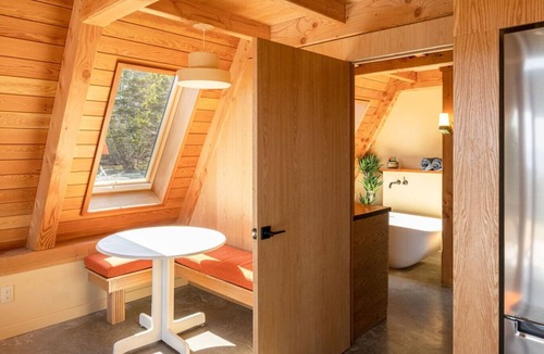 Dublin Shore Cabin | Shackup A-frame— Private Hot Tub & Beach Access