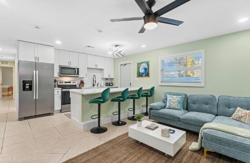 Cocoa Beach Apartment | Shark Tank Cocoa Beach - 2 Connected Units - Steps to Beach - Walkable to Dining, Bars and Shops