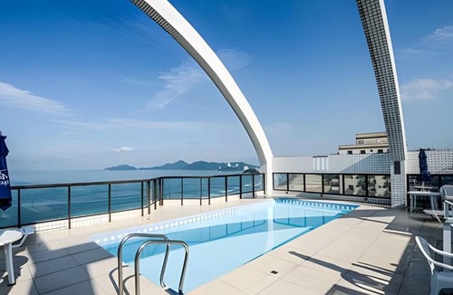 Boqueirao Apartment | SHB - Beach Vibe Estilo Vista Mar Sacada