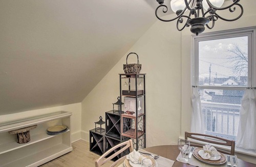 Sheboygan Apartment | Sheboygan Studio Retreat w/ Fireplace!