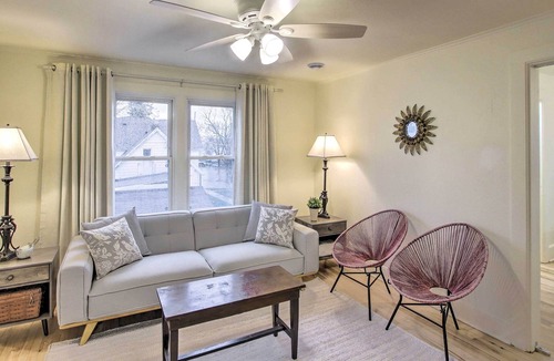 Sheboygan Apartment | Sheboygan Studio Retreat w/ Fireplace!