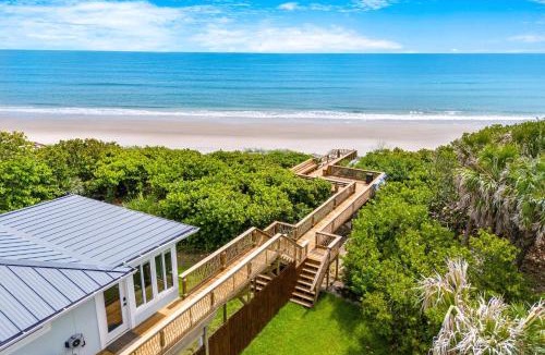 Atlantic Shores House | Shell Haven - Luxury Beachfront Villa on Sea Turtle Nesting Grounds - Heated Pool & Spa