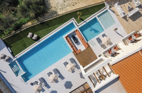 Rethymno Villa | Short Walk to the Beach, 2 Pools for Groups & Families