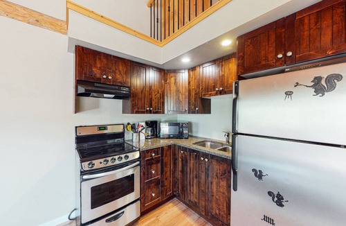 Lac Le Jeune Cabin | Side-by-side cabins with decks, 2 full kitchens, and free internet