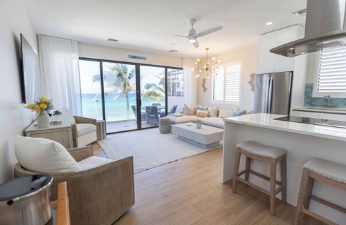 Old Man Bay Condo | Silver Reef 10-Luxury beachfront unit with rooftop terrace & outdoor kitchen!