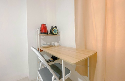 Jatingaleh Apartment | Simple White Accent Studio At Apartment Paltrow City