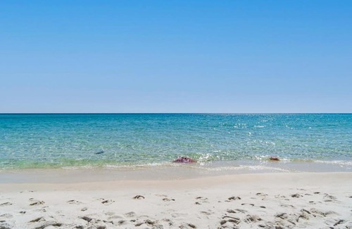 Navarre House | Single-level home with pool enclosed yard screened lanai grill & home office