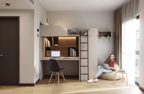 Sant Marti Apartment | Single Student Studio in Blau Student Housing
