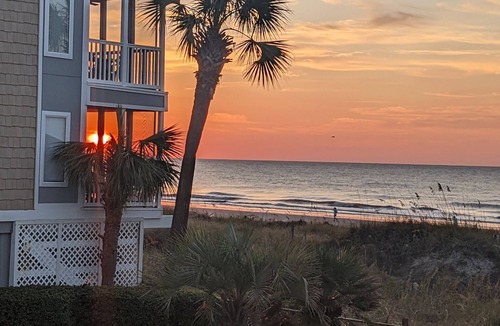 Crescent Beach Condo | Sit Back and Relax.enjoy the spectacular view from the screened porch!