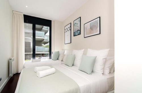 Vallpineda Apartment | Sitges Spaces Garden Paradise 3 bedroom, 3 bathroom, huge PRIVATE garden-terrace, pool- sleeps up to 8