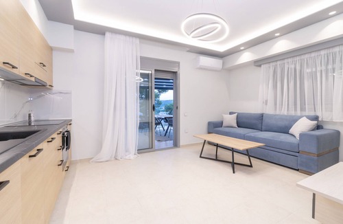 Neos Marmaras Apartment | SithoniaRS Luxury Ground Floor Apartment With Private Garden
