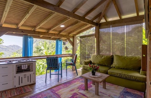 Roseau Cottage | Sizo 2 bedroom wooden cottage, outdoor living