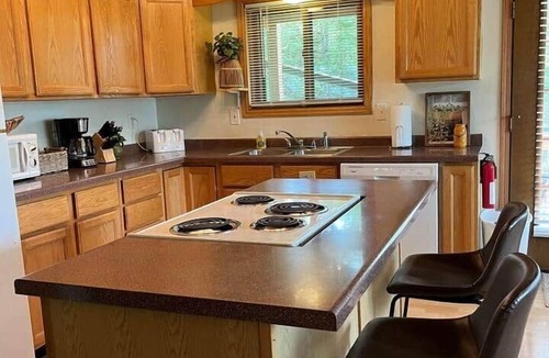 Stambaugh House | Ski getaway with hill view and hot tub- Upper Unit