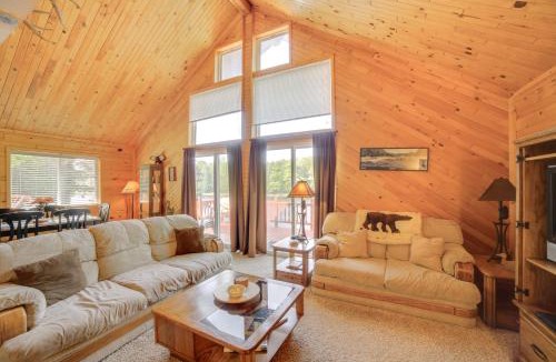 Cornell House | Ski, Ice Fish & Snowmobile: Getaway w/Deck!