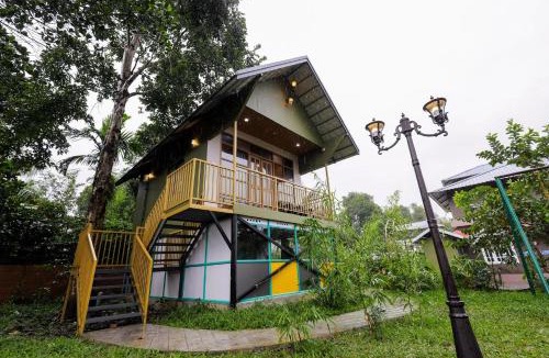 Vythiri House | sky blue villa