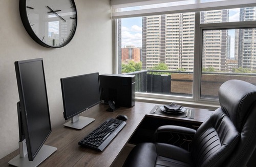 Downtown Toronto Apartment | Skyline 1BR w/Balcony + City Views | High Floor | Steps to Yonge/Bloor!