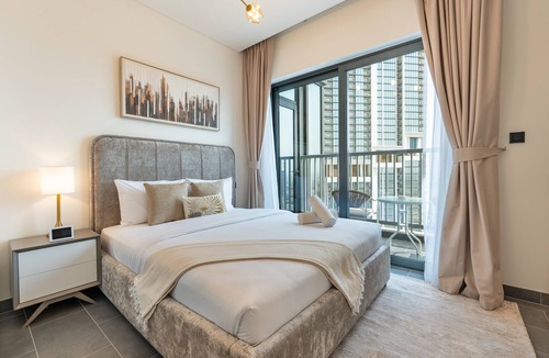 Nad Al Sheba Apartment | Skyline Views 2BR, Steps from a Park, Minutes Drive to Meydan Golf Club