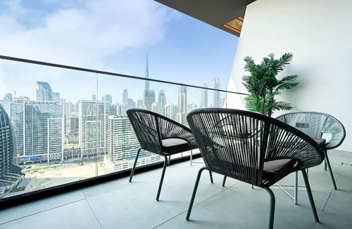 Business Bay Apartment | Skyline Views Chic 1BR with Canal Vibes