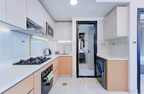 Al Barsha Apartment | Skyz By Danube Premium 1BR - Miracle Garden View