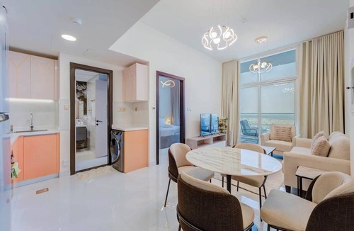 Al Barsha Apartment | Skyz By Danube Premium 1BR - Miracle Garden View