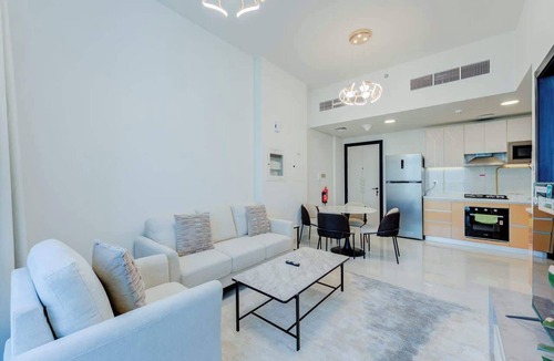 Al Barsha Apartment | Skyz By Danube Premium 1BR - Miracle Garden View