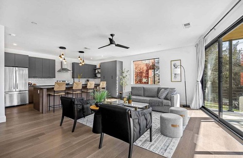Rosewood House | Sleek 3BR/2.5BA Home with In-Ground Pool & Rosewood Amenities - Austin Avante-Garde