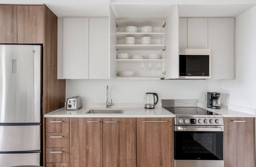 Central Square Apartment | Sleek Central Square 1BR w/Gym, W/D & Roof, near T, by Blueground