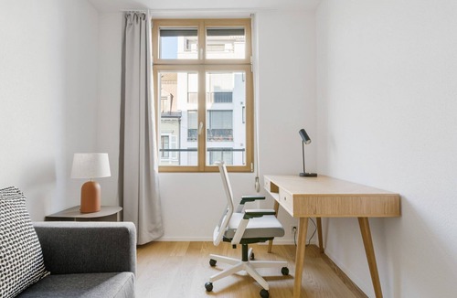 Gundeldingen Apartment | Sleek Gundeldingen 3 Room w/Storage, nr Basel Main Stn, by Blueground