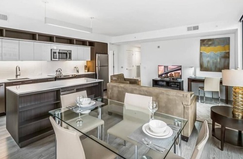 Reston Apartment | Sleek &Spacious Layout | Fully Furnished | Work Desk + WiFi | Reston