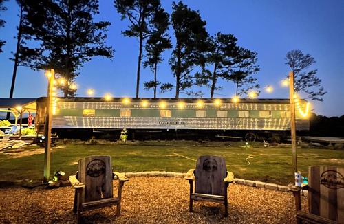 Sayre Cabin | Sleeper Train Car on the River! Campground Type Property. 100 acres!