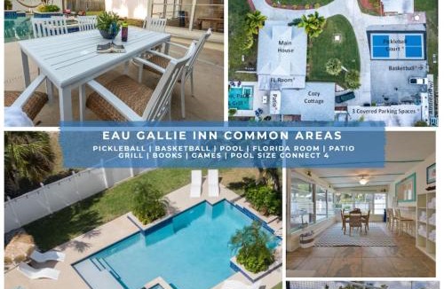 Varnum Park House | Sleeps 8 2King 1Queen 2twin Pool Pickleball Beach River