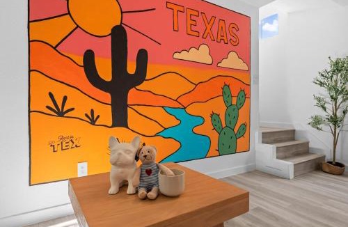 Leander Apartment | Sleeps 8 Modern 3BR Leander Coffee Bar & Yard