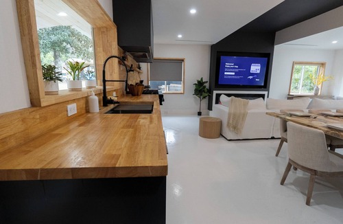 Fort King District House | Sleeps 8 Modern Ocala Retreat Near Springs Family Friendly Downtown The Getaway