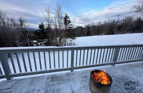 Rangeley Ski Chalet | Slope Side Condo at Saddleback MTN Ski area