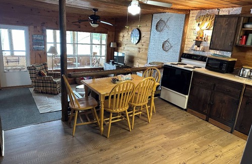 Town of Macomb Cottage | Small lakefront cottage on Black Lake with dock - can sleep 13