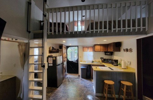 Kalkaska Cabin | Small quaint cabin with outside hot tub! sleeps 6!