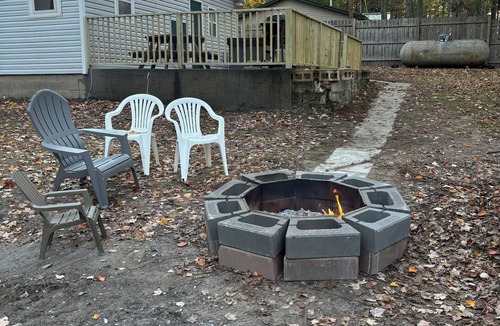 Kalkaska Cabin | Small quaint cabin with outside hot tub! sleeps 6!