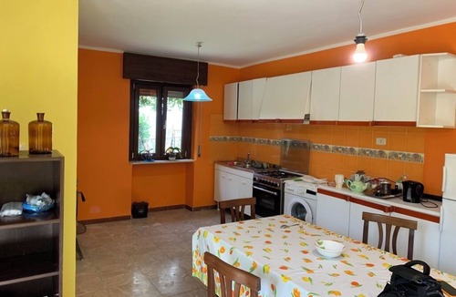 Cassino House | Small villa with a view of the Cassino valley and montecassino with its abbey.