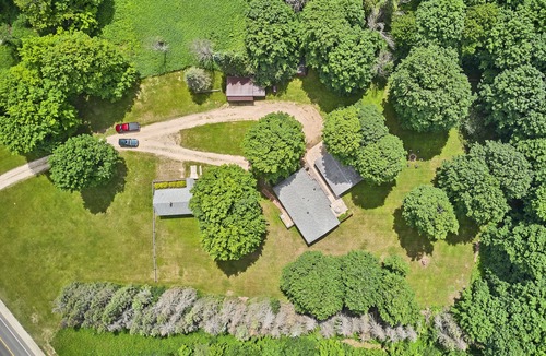 Rumely Cabin | Snowmobile Trail 8 Directly Across the Road