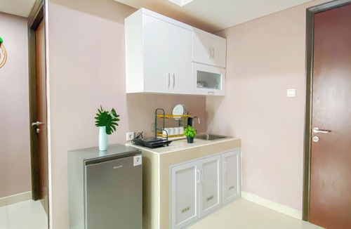 Cikarang Apartment | Soft Pastel Minimalist 3Br At Pollux Chadstone Apartment