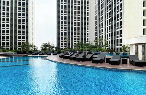 Cikarang Apartment | Soft Pastel Minimalist 3Br At Pollux Chadstone Apartment