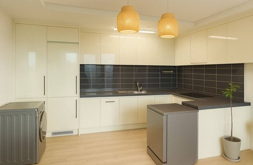 Songdo Apartment | Songdo Home13 | 2BR 60m2 | 2min to Hyundai outlet Triple st. | Free parking