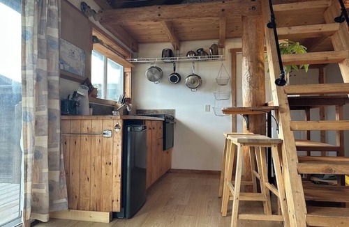 Otter Point Cabin | Sooke Oceanview Cabin Farmstay-nature, private, ocean/mountain views