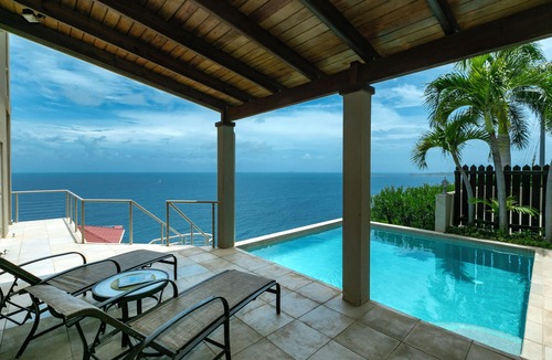 Estate Chocolate Hole and Great Cruz Bay Villa | Sopra Mare: Oceanfront, Heated Saltwater Pool, 100% A/C, Endless Views, More.