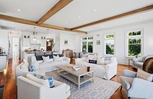 Northville House | Sound-view Shingle Home in Jamesport, Walk to Iron Pier Beach