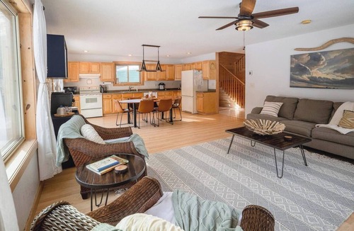Herbster House | South Shore Chalet | Hot Tub and Game Room