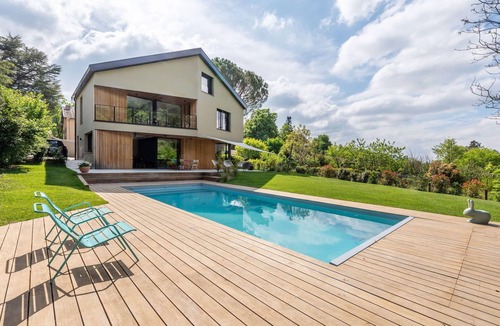 Les Serres - Vivier Villa | Souvenirs, architect's house with pool and garden
